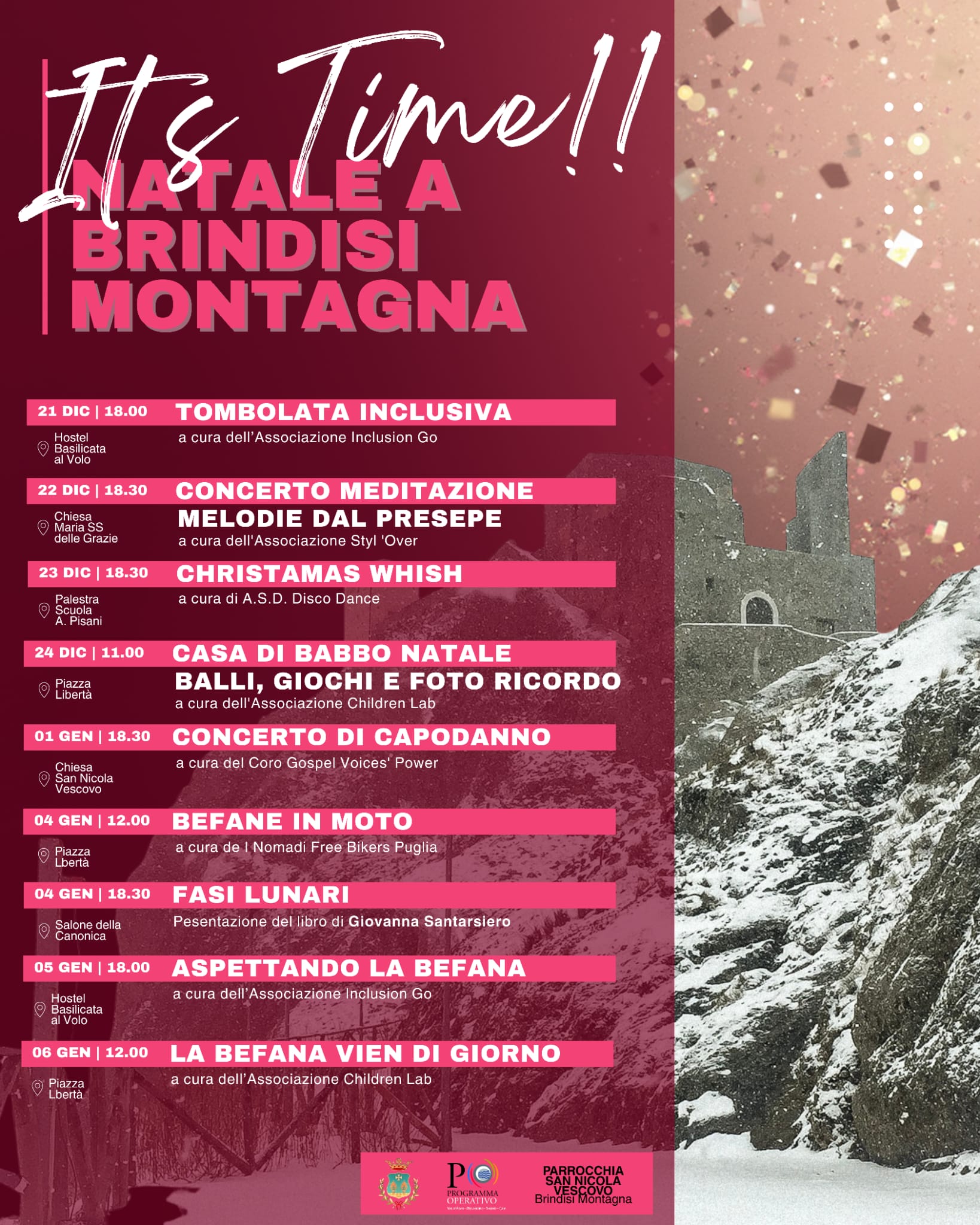 It's Time: Natale a Brindisi Montagna